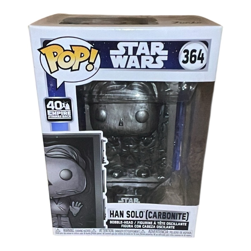 Funko Star Wars Han Solo Carbonite Silver Pop. #364. New in box